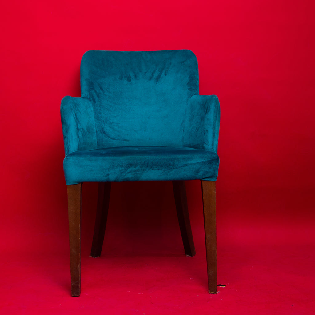 Fauteuil d'appoint en velours