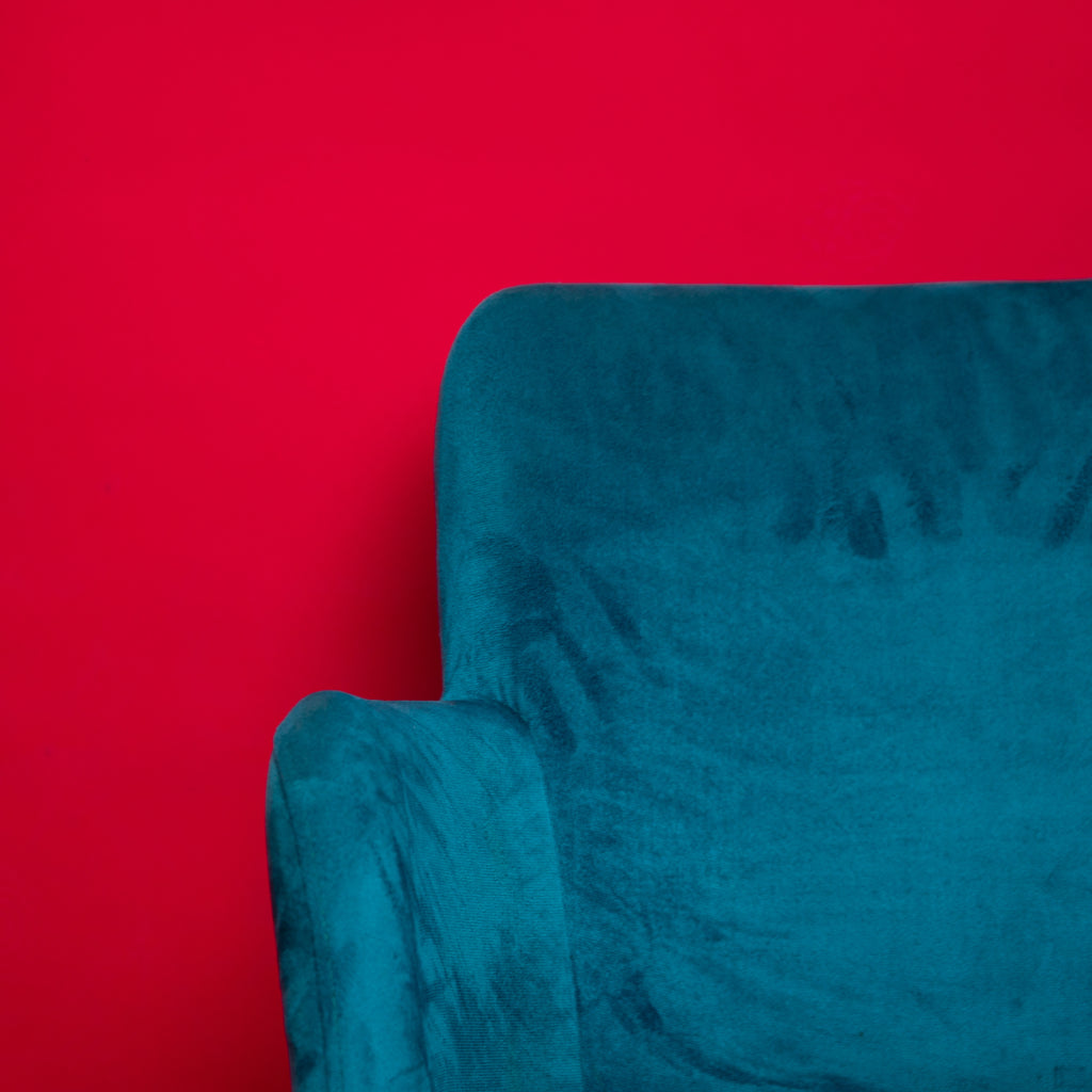 Fauteuil d'appoint en velours
