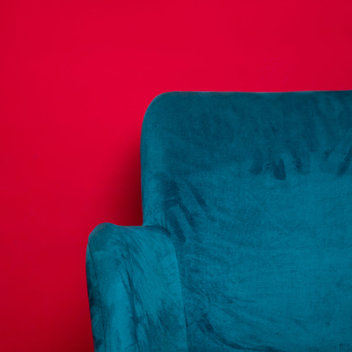 Fauteuil d'appoint en velours