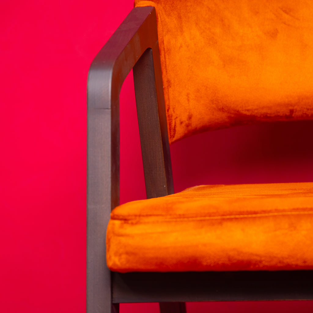 Fauteuil d'appoint en velou