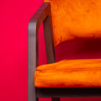 Fauteuil d'appoint en velou