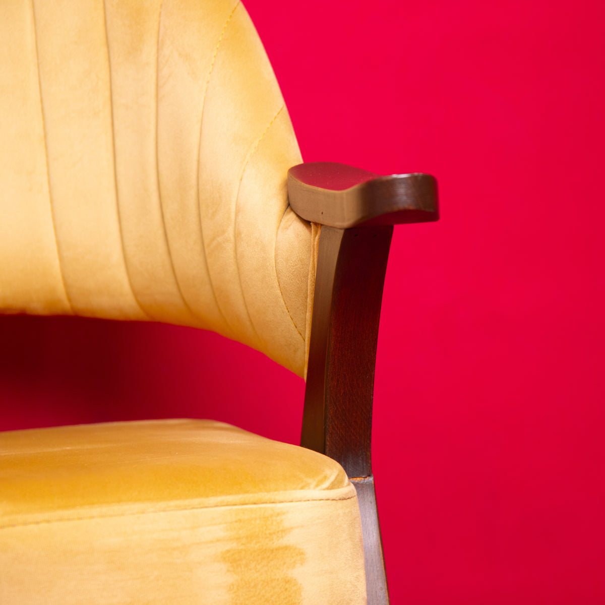 Fauteuil Vintage en Velours