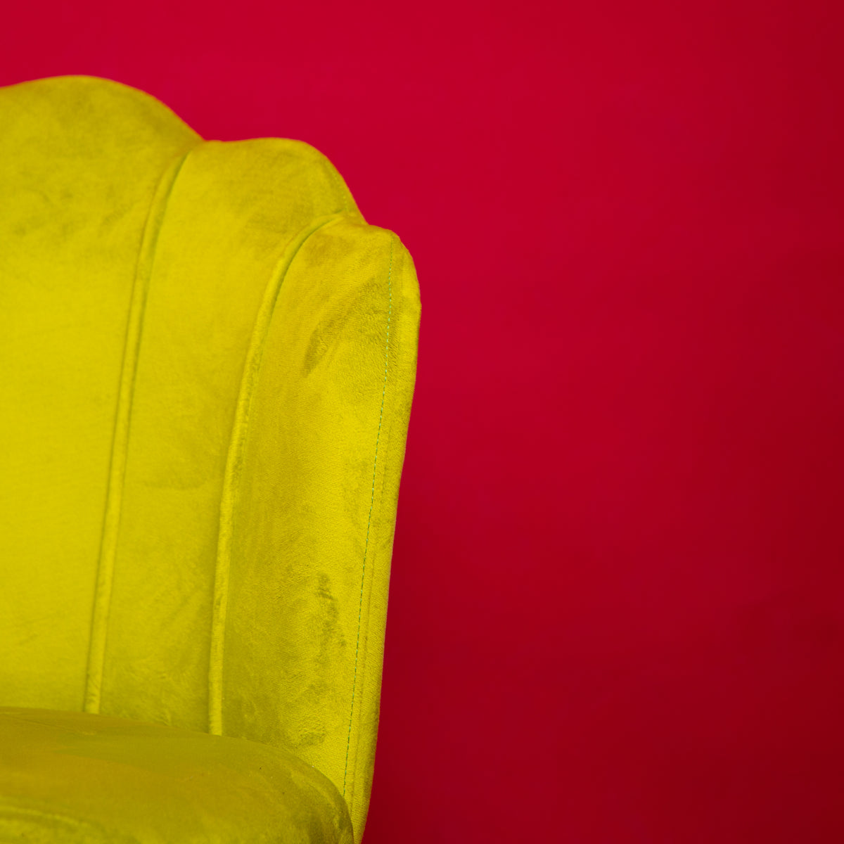 Chaise / Fauteuil Coquillage en Velours