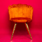 Chaise / Fauteuil Coquillage en Velours