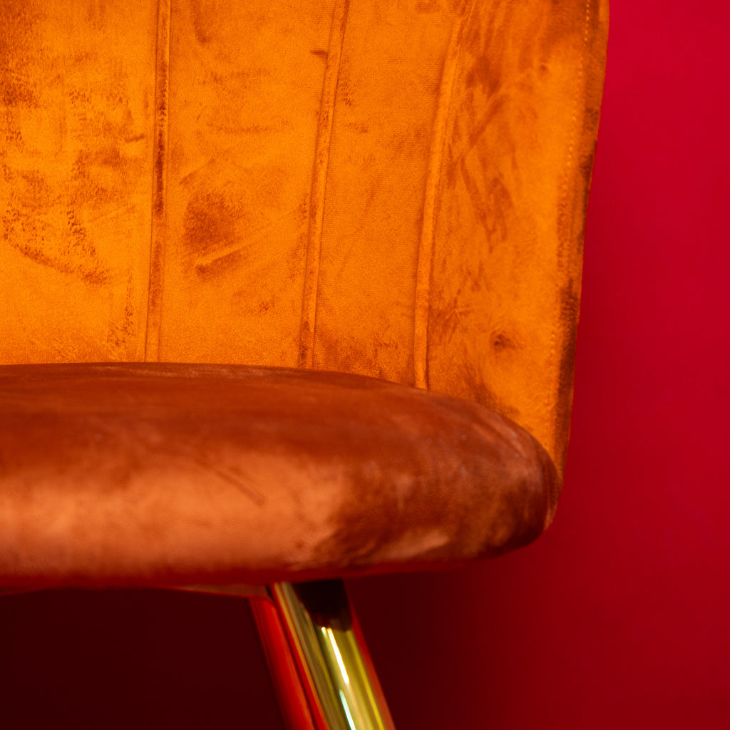 Chaise / Fauteuil Coquillage en Velours