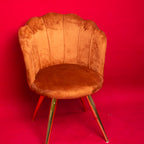 Chaise / Fauteuil Coquillage en Velours