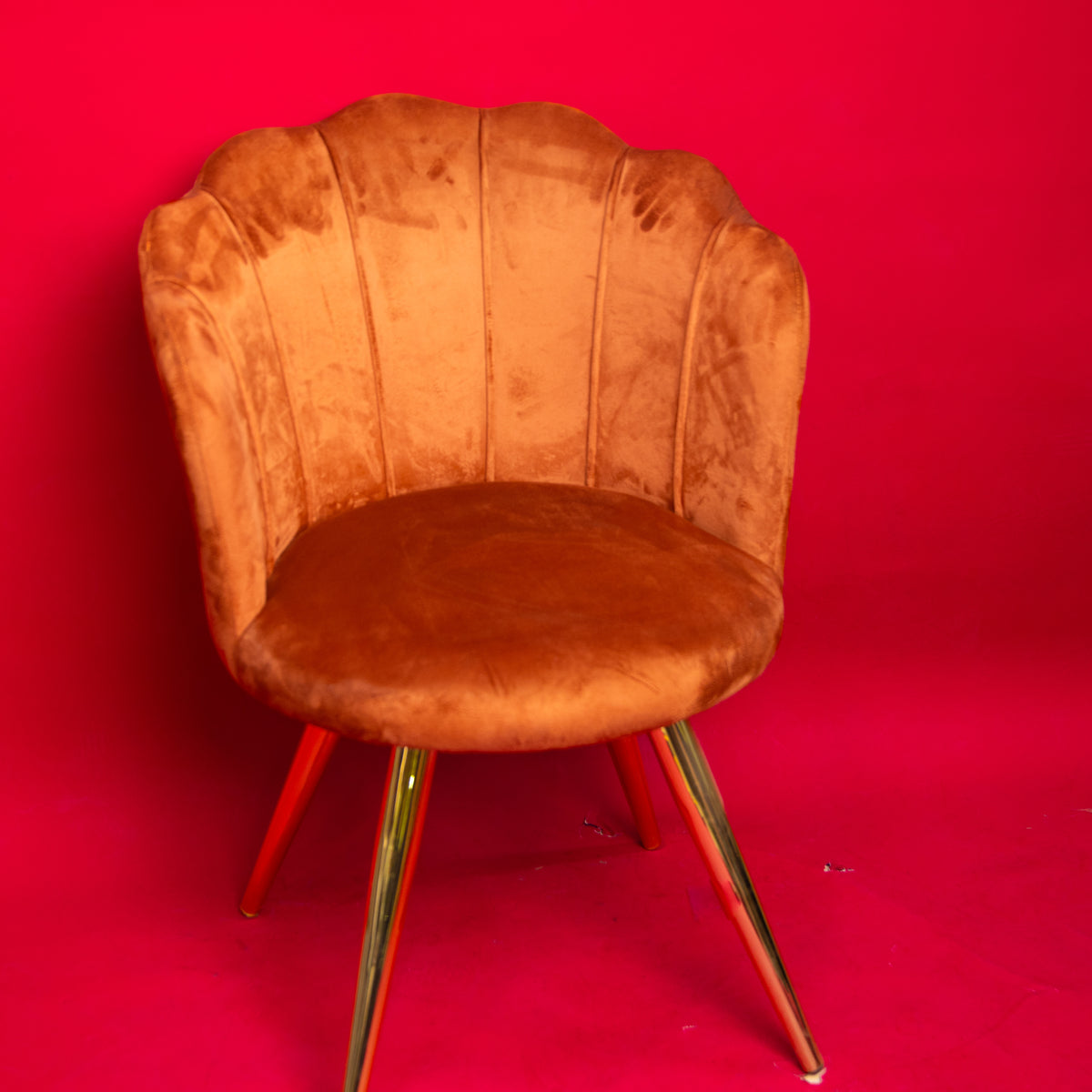 Chaise / Fauteuil Coquillage en Velours