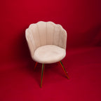 Chaise / Fauteuil Coquillage en Velours