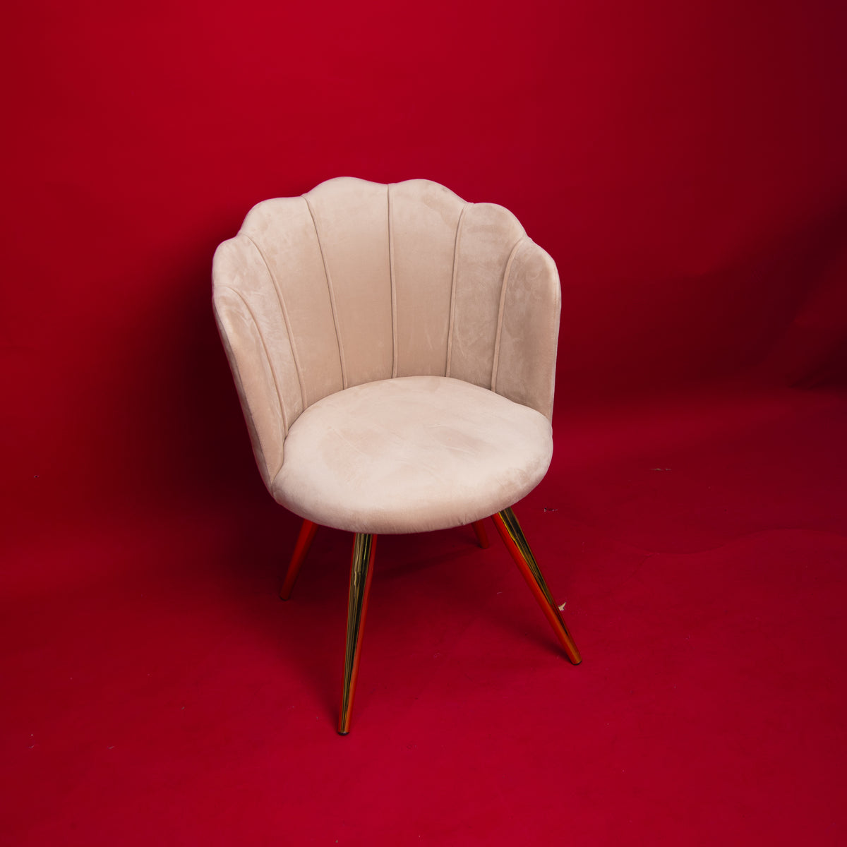 Chaise / Fauteuil Coquillage en Velours