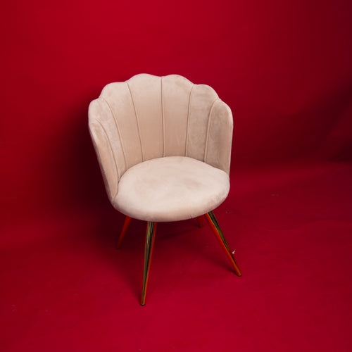 Chaise / Fauteuil Coquillage en Velours