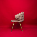 Chaise / Fauteuil de table en velours