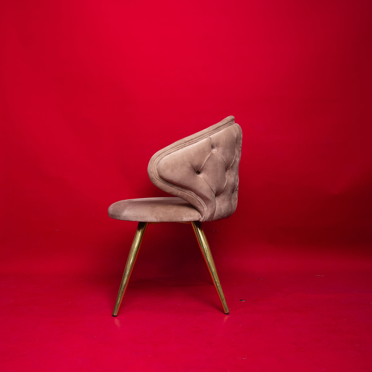 Chaise / Fauteuil de table en velours